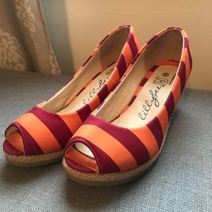 Perfect Peeptoe Wedges for a Hokie Girl!